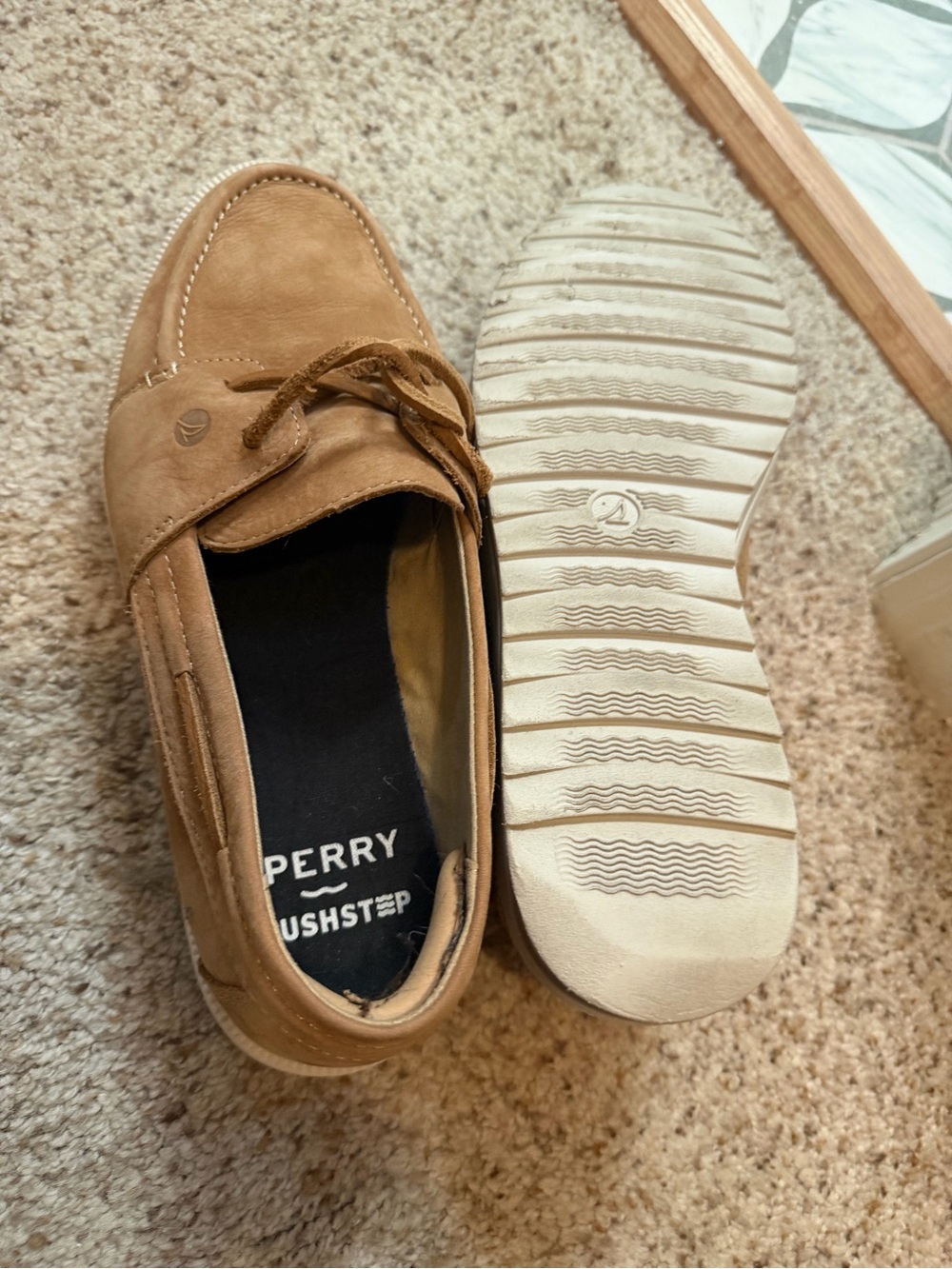 Sperry Women’s Tan Suede Boat Shoes – PlushStep Comfort